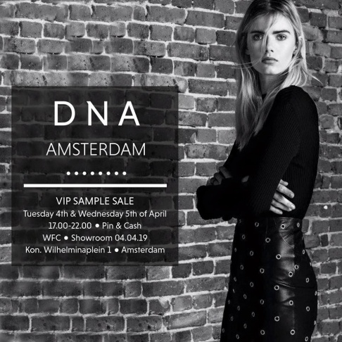 DNA Amsterdam VIP sample sale
