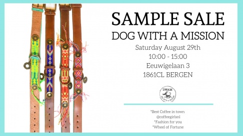 Dogs With A Mission sample sale