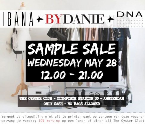 Sample Sale Ibana, ByDanie en DNA
