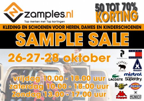 Sample Sale Hoorn by Zamples.nl
