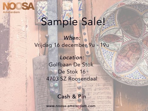 Noosa Amsterdam sample sale