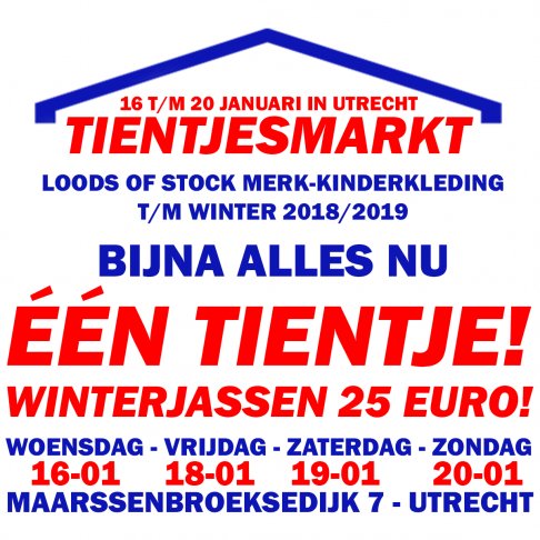 Merk-kinderkleding TIENTJES MARKT