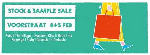 Stock and sample sale Voorstraat Utrecht