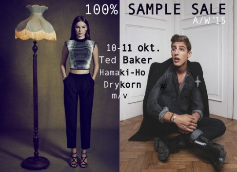 100% Sample sale: Ted Baker, Hamaki-Ho  en Drykorn