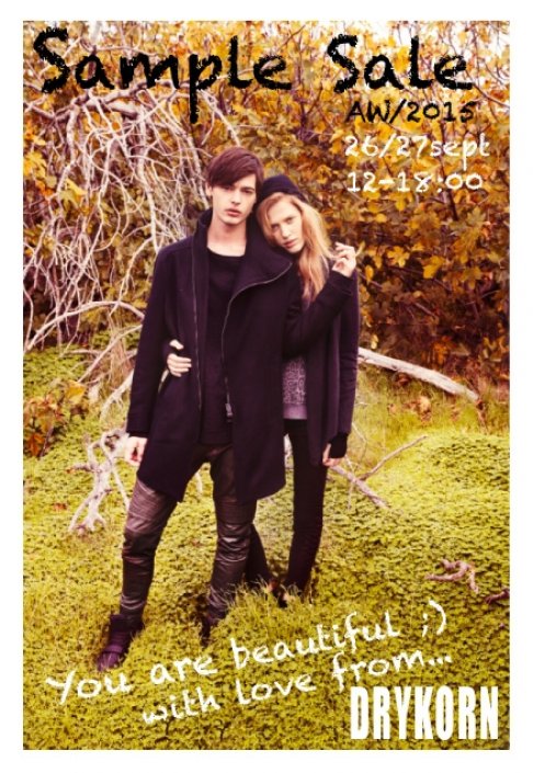 Drykorn AW 2015 sample sale