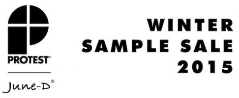 Protest winter sample sale