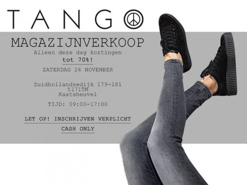 Magazijnverkoop Tango Shoes