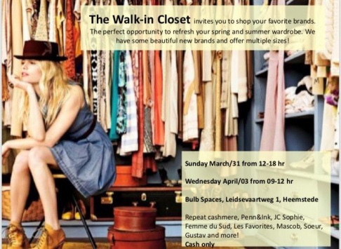  The Walk-in Closet spring summer sample sale