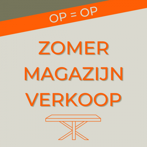 Tafelboertje zomer magazijnverkoop