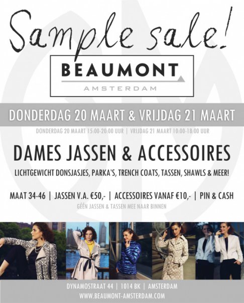 Beaumont sample sale
