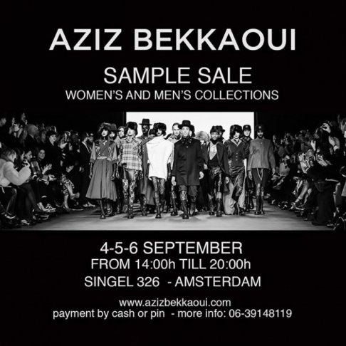Sample Sale Aziz Bekkaoui