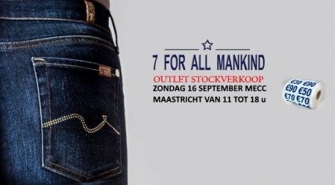 7 FOR ALL MANKIND OP DE KLEDINGBEURS IN MECC MAASTRICHT OP ZONDAG 16 SEPTEMBER 2018