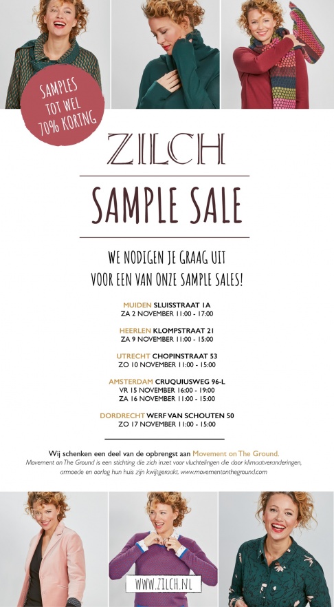 Zilch sample sale (Dordrecht)