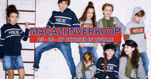 Merk-kinderkleding magazijn verkoop in Zwolle