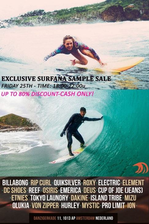 Exclusive Surfana Sample Sale