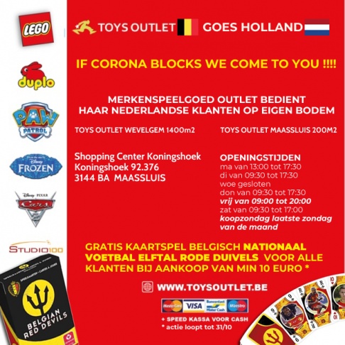 Toys Outlet goes Holland