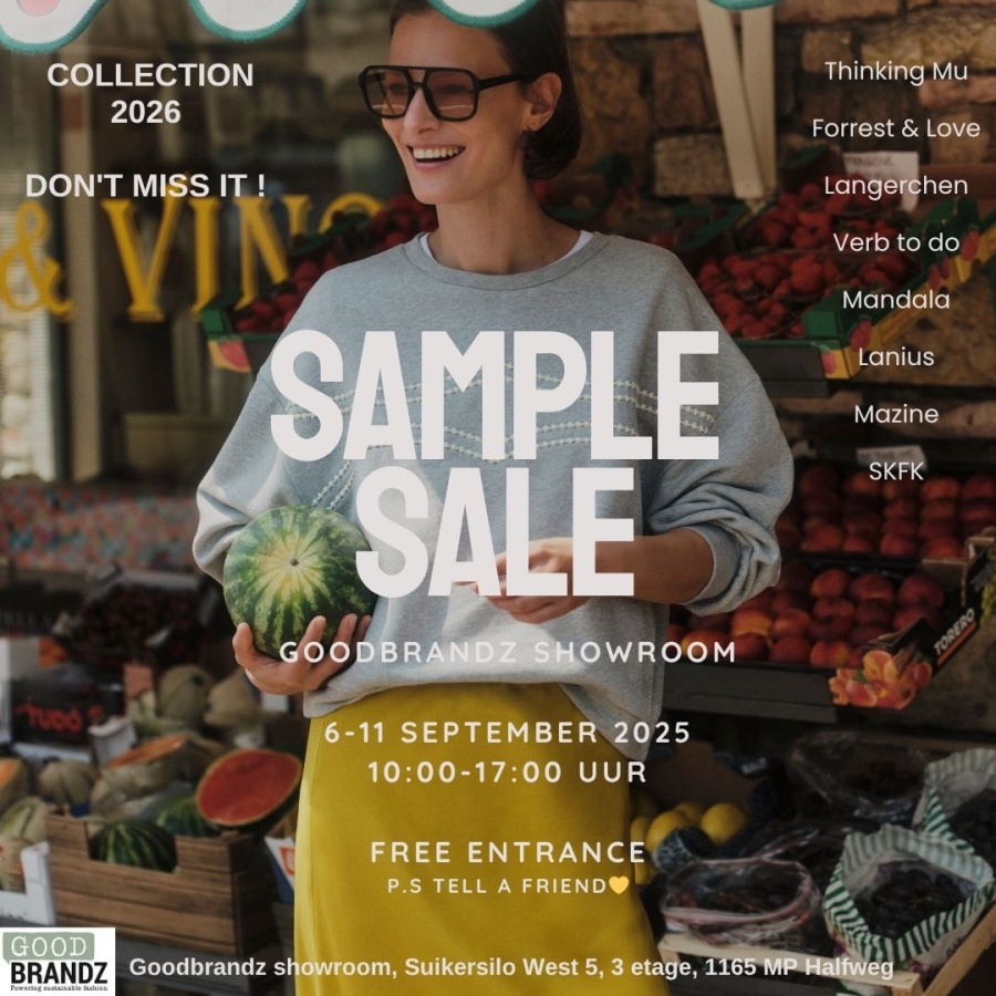GOODBRANDZ SAMPLE SALE COLLECTION 2026– Shop de Exclusieve Collectie! 6-11 September