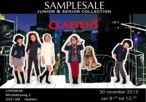 Sample sale Claesen's