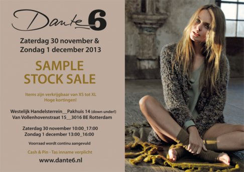 DANTE°6 STOCK/SAMPLE SALE