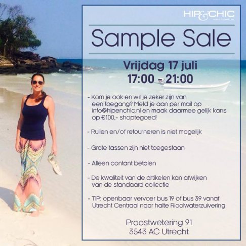 Hip &  Chic sample sale
