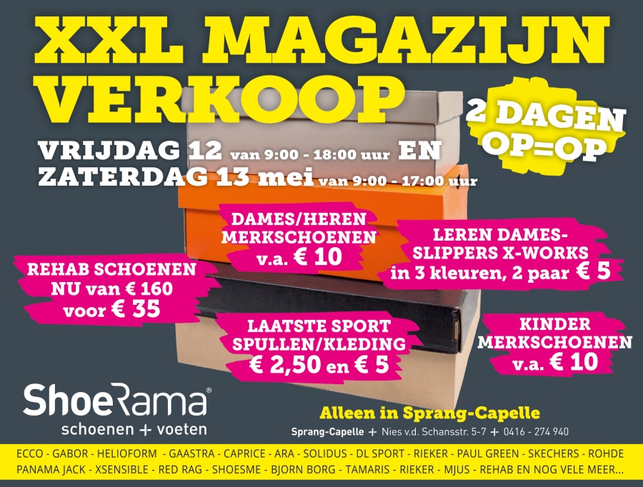 ShoeRama Magazijnverkoop XXL