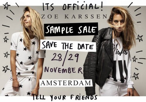 Zoe Karssen sample sale