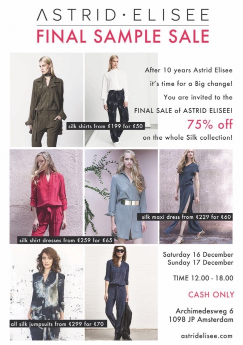 Astrid Elisee Final Sample Sale