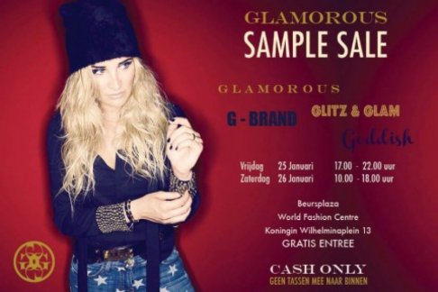 Glamorous sample sale