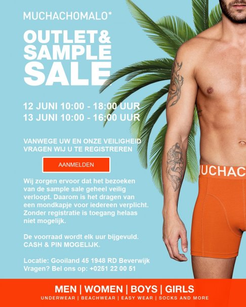 Muchachomalo outlet & sample sale 