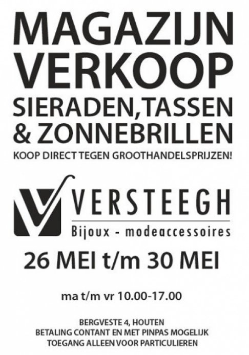 Magazijn Verkoop Byoux, tassen, sjaals, riemen e.d. - 3