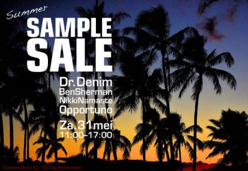Summer Sample sale