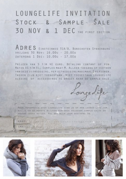 Loungelife sample sale
