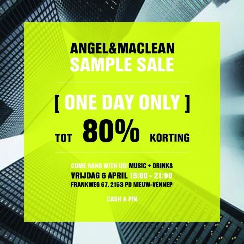 ANGEL & MACLEAN Sample Sale. 