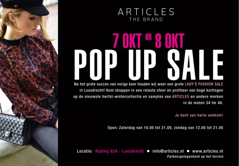 Articles pop up  sale