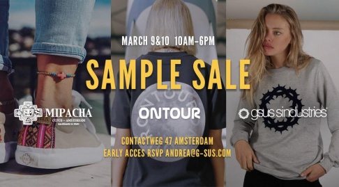 Sample Sale Mipacha, Ontour en Gsus 