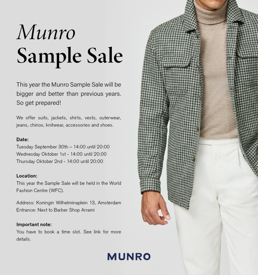 Munro Sample Sale - 2