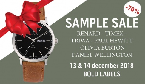 Sample Sale Bold Labels (Horloges)
