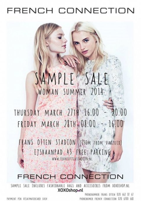 Sample sale French Connection