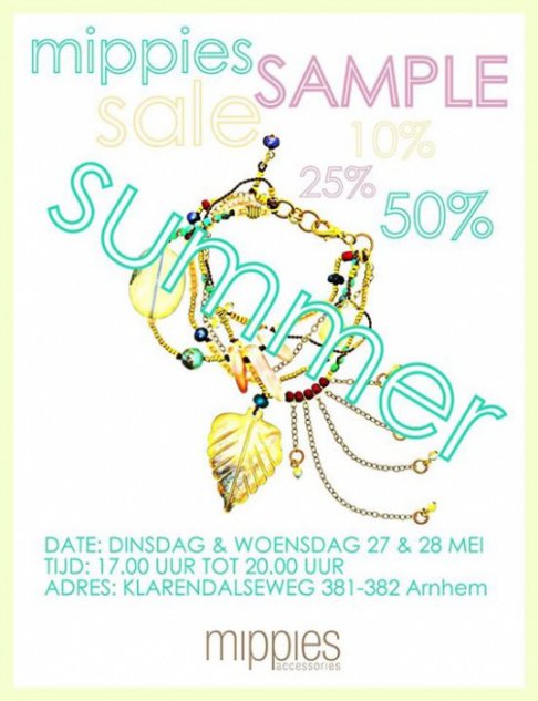 Mippies summer sample sale