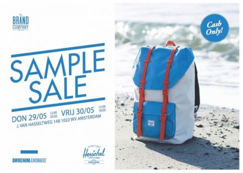 Sample Sale Herschel en Dr Denim