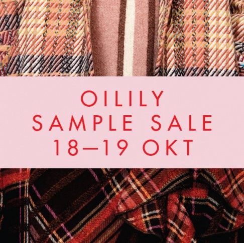 Oilily Sample sale 18 en 19 oktober