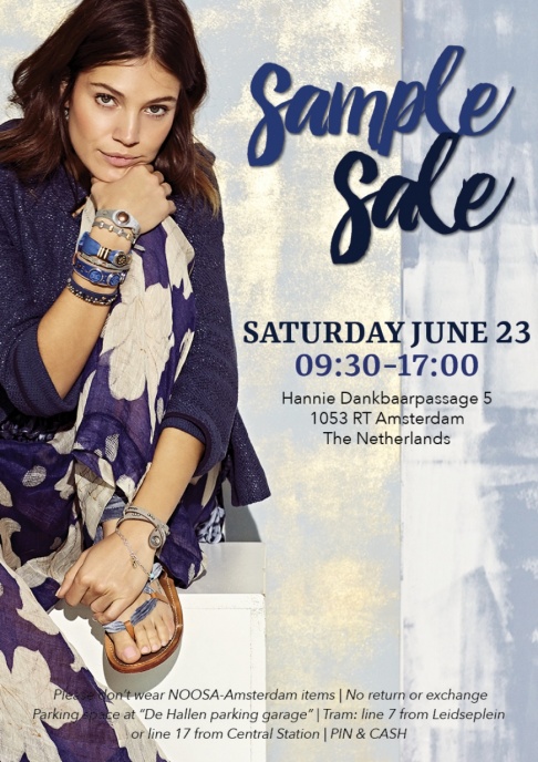 NOOSA-Amsterdam Sample Sale