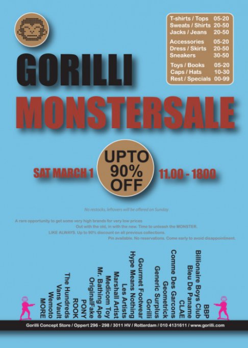 Goilli Monstersale! - 2