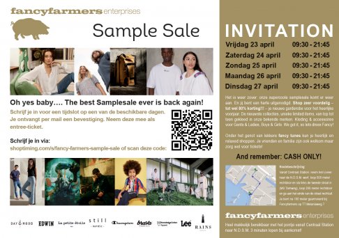 Fancyfarmers sample sale