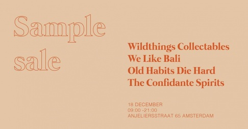 Sample sale Wildthings &  friends