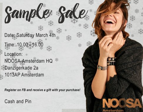 NOOSA sample sale