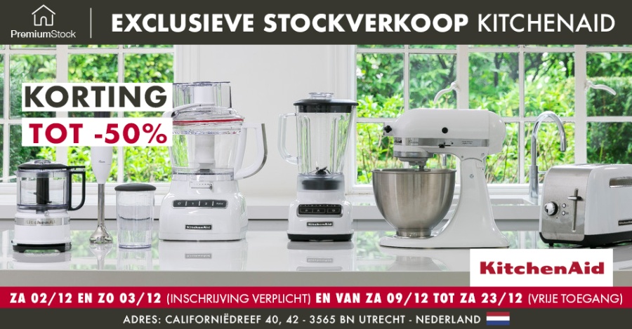 KITCHENAID stockverkoop Utrecht