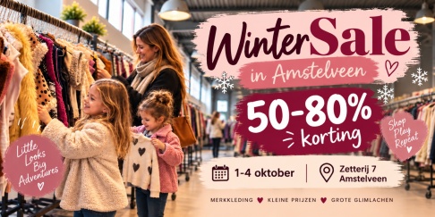 WinterSale in Amstelveen | 1 - 4 oktober