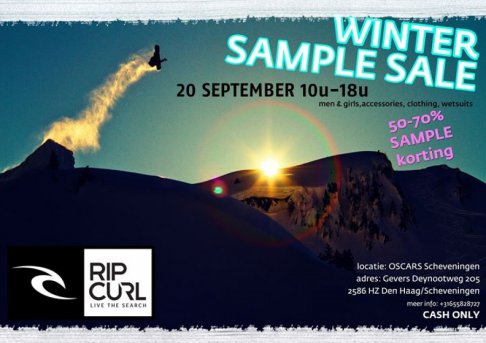 RIP CURL Sample sale