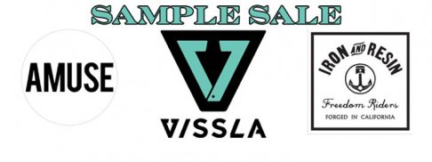 Sample Sale VISSLA - AMUSE SOCIETY - Iron & Resin